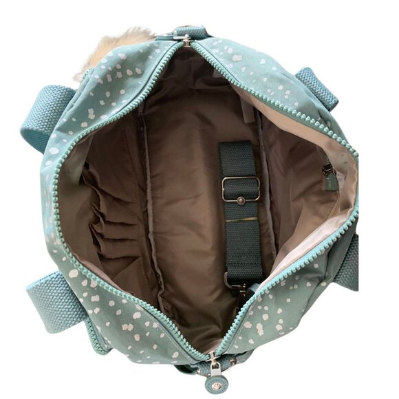 brand new Kipling vintage crossbody Defea Medium Handbag snowflake green - Picture 13 of 13